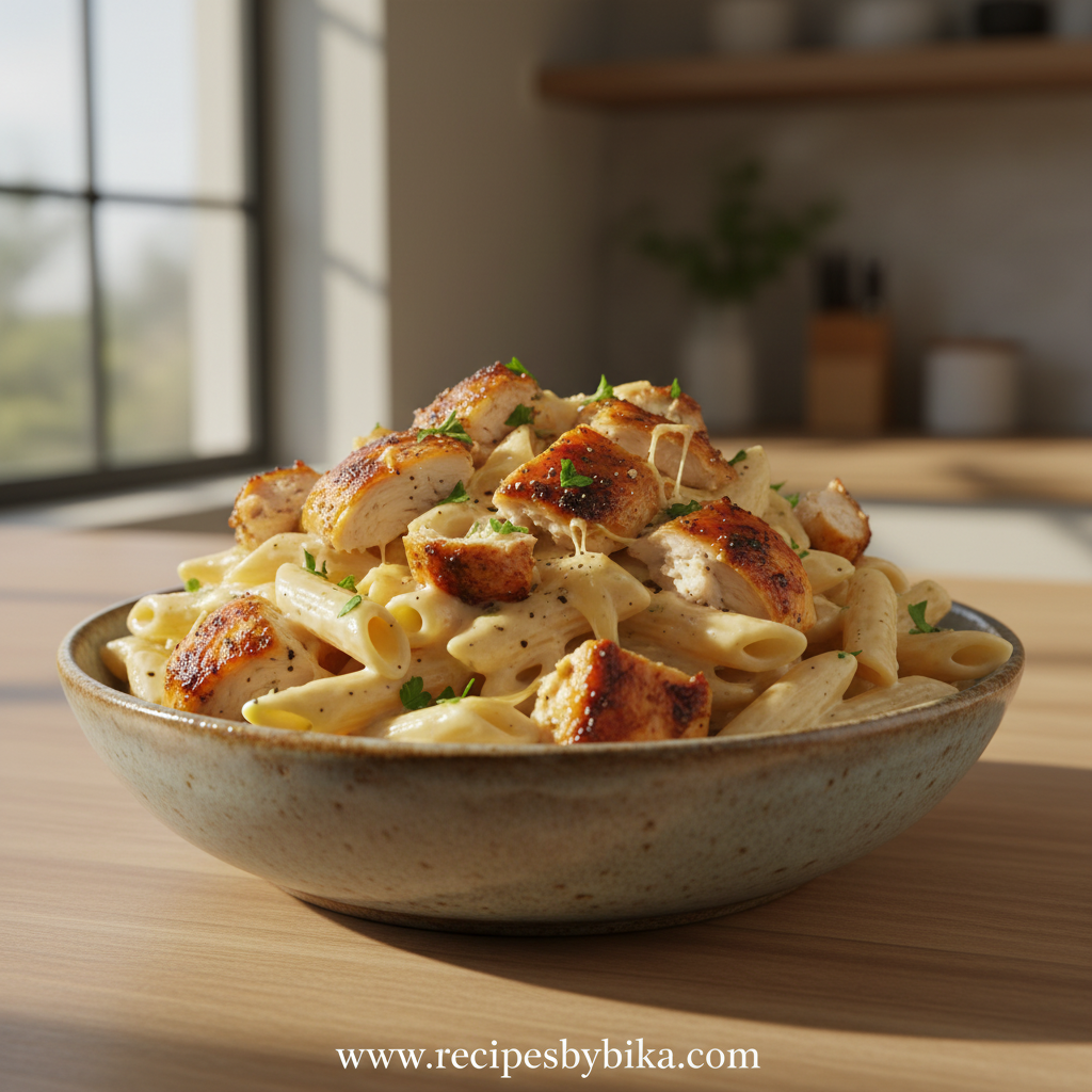 Irresistible Creamy Rotisserie Chicken Pasta - Easy Weeknight Dinner Recipe 17 irresistible-creamy-rotisserie-chicken-pasta-recipe_feature