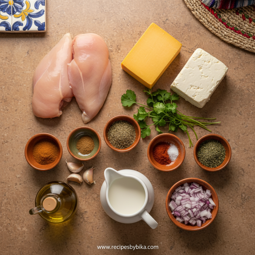 Creamy Mexican Chicken - Easy Cheesy Chicken Dinner Recipe 2 Ingredients for creamy Mexican chicken recipe