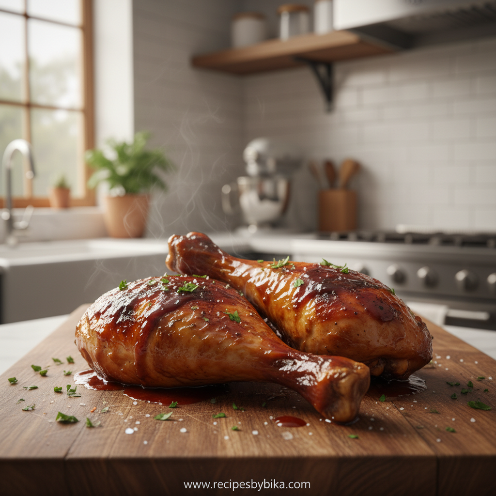 Crispy Juicy Oven Baked BBQ Chicken Legs - Perfect Restaurant Style Drumsticks 12 crispy-juicy-oven-baked-bbq-chicken-legs-perfection_feature