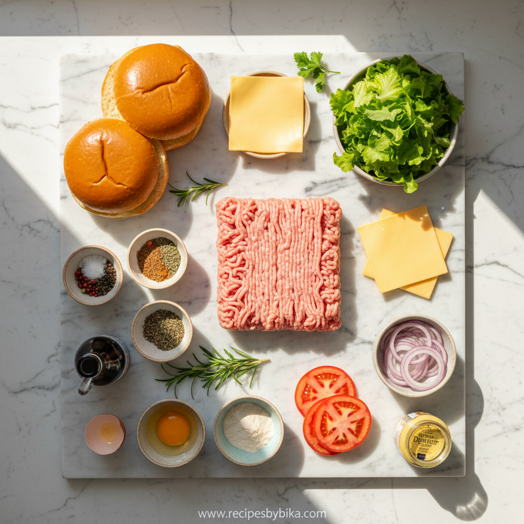 Perfect Turkey Burgers Recipe - Juicy Homemade Patties From Scratch 2 Fresh ingredients for homemade turkey burgers