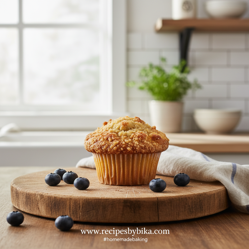 make-bakery-style-blueberry-streusel-muffins-at-home_feature